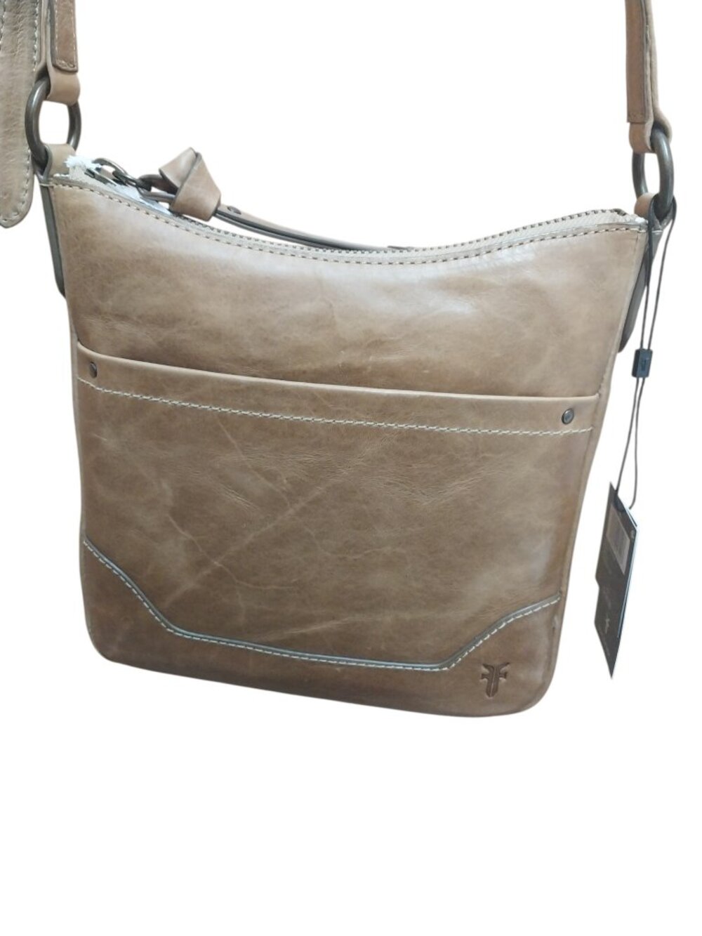 Frye Melissa Swing Pack | Zip - Beige